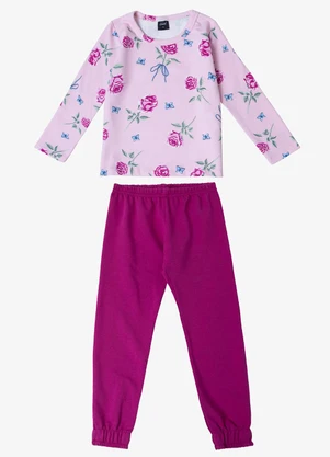 Select - Pijama Infantil Feminino Rosa - SELECT