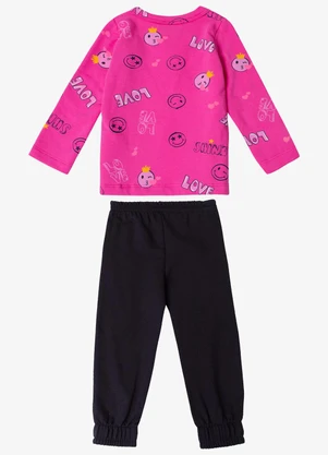 Select - Pijama Infantil Feminino Rosa - SELECT
