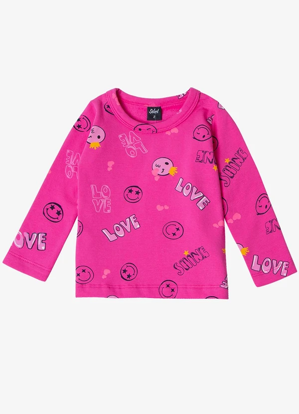 Select - Pijama Infantil Feminino Rosa 3