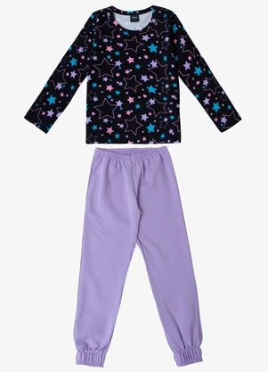 Select - Pijama Infantil Feminino Roxo - SELECT