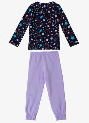 Select - Pijama Infantil Feminino Roxo - SELECT