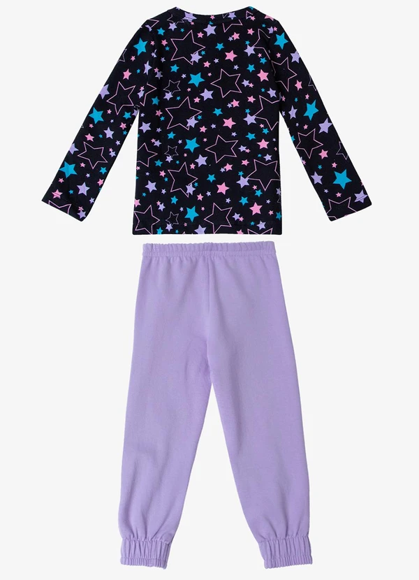Select - Pijama Infantil Feminino Roxo 2