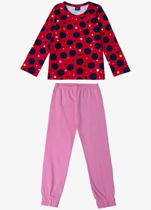 Select - Pijama Infantil Feminino Vermelho - SELECT