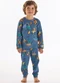 Up Baby - Pijama Infantil com Blusa e Calça Azul - variação: Azul