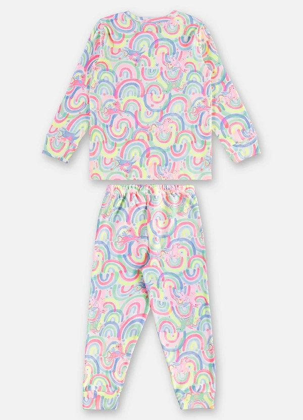 Up Baby - Pijama Infantil Finino Suedine Branco 3