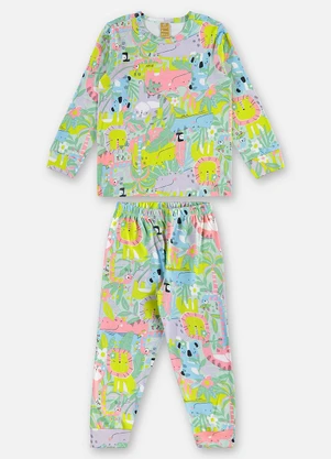 Up Baby - Pijama Infantil Finino Suedine Verde - UP BABY