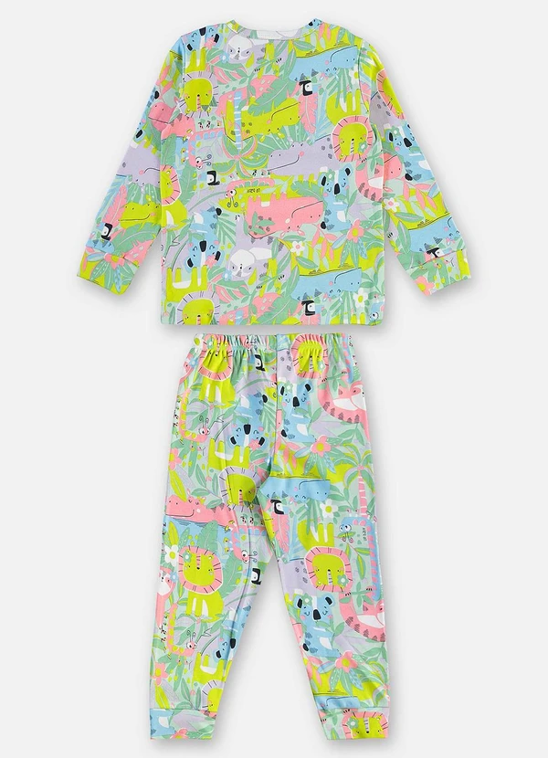 Up Baby - Pijama Infantil Finino Suedine Verde 3