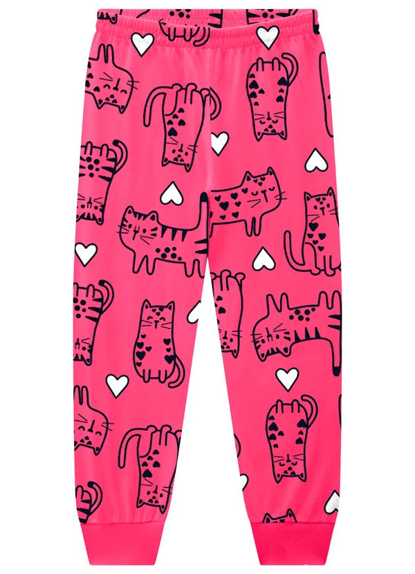 Kyly - Pijama Infantil Menina Brilha no Escuro Branco 3