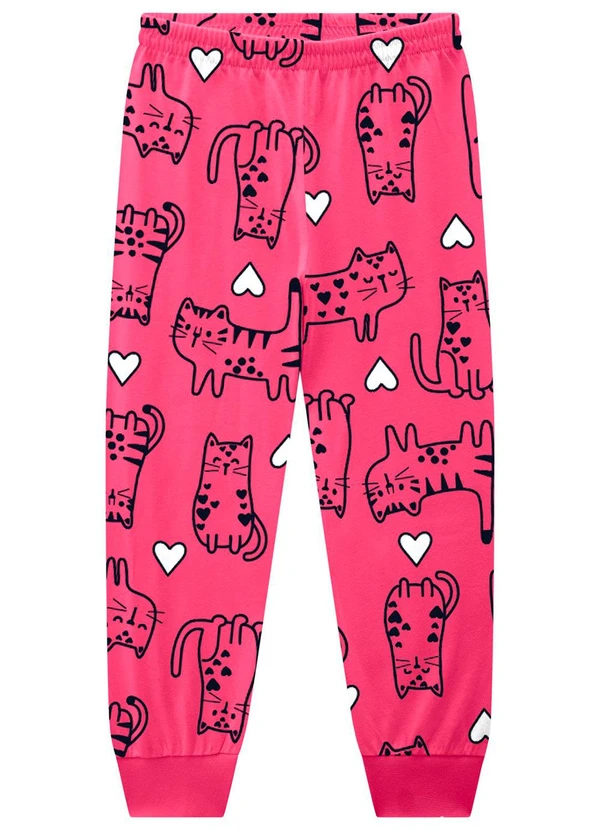 Kyly - Pijama Infantil Menina Brilha no Escuro Cinza 4