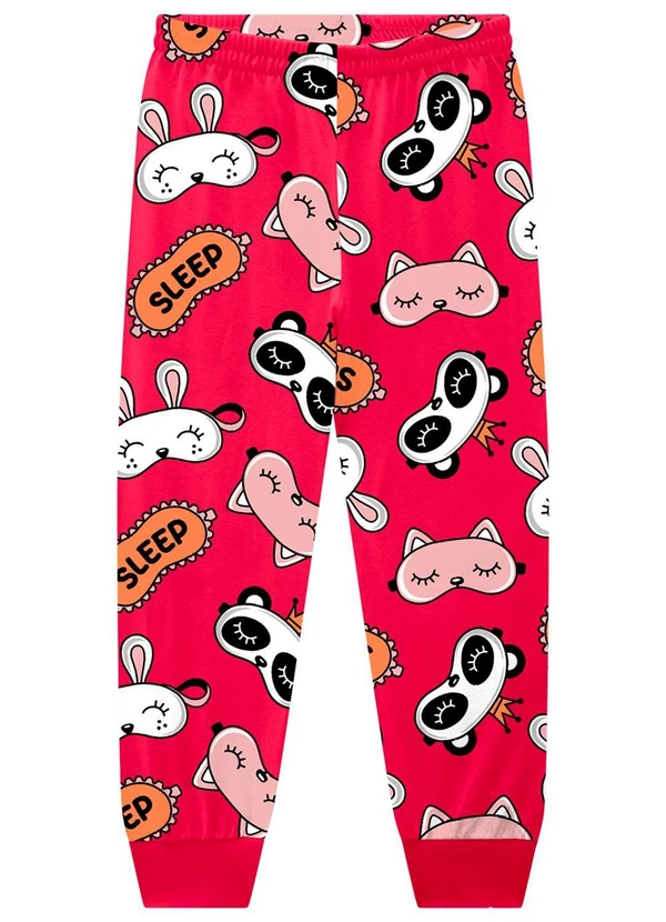 Kyly - Pijama Infantil Menina Brilha no Escuro Cinza 4