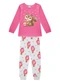 Kyly - Pijama Infantil Menina Brilha no Escuro Branco - variação: Rosa