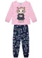 Kyly - Pijama Infantil Menina Brilha no Escuro Rosa - variação: Rosa