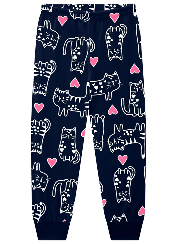 Kyly - Pijama Infantil Menina Brilha no Escuro Rosa 4