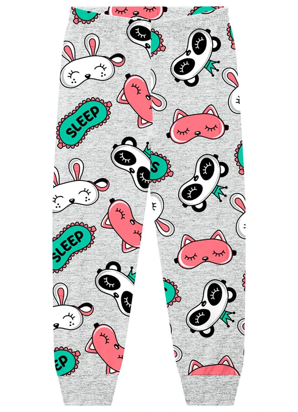 Kyly - Pijama Infantil Menina Brilha no Escuro Rosa 3