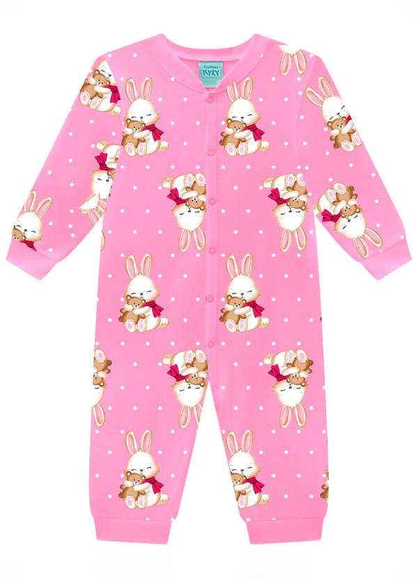 Kyly - Pijama Infantil Menina Coelhinhos Rosa