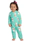 Kyly - Pijama Infantil Menina Coelhinhos Verde - variação: Verde