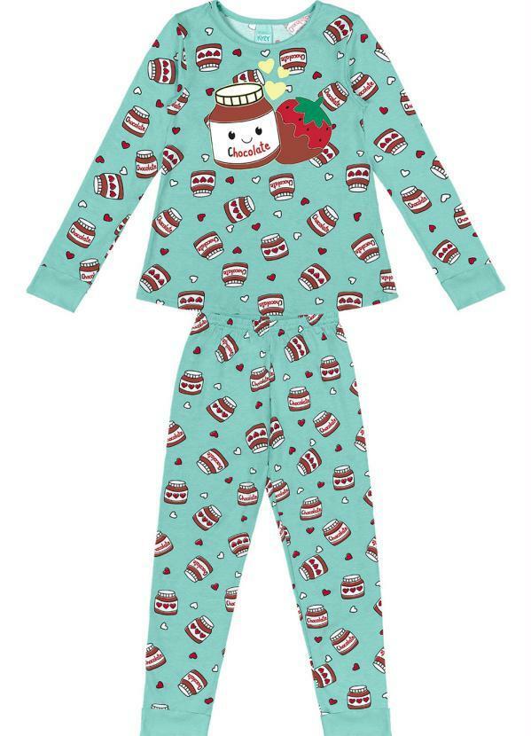 Kyly - Pijama Infantil Menina Verde