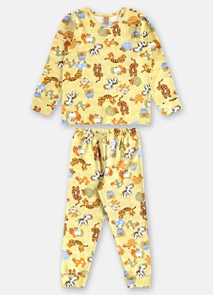 Up Baby - Pijama Infantil Unissex em Suedine Verde - UP BABY