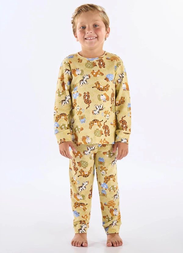 Up Baby - Pijama Infantil Unissex em Suedine Verde 1