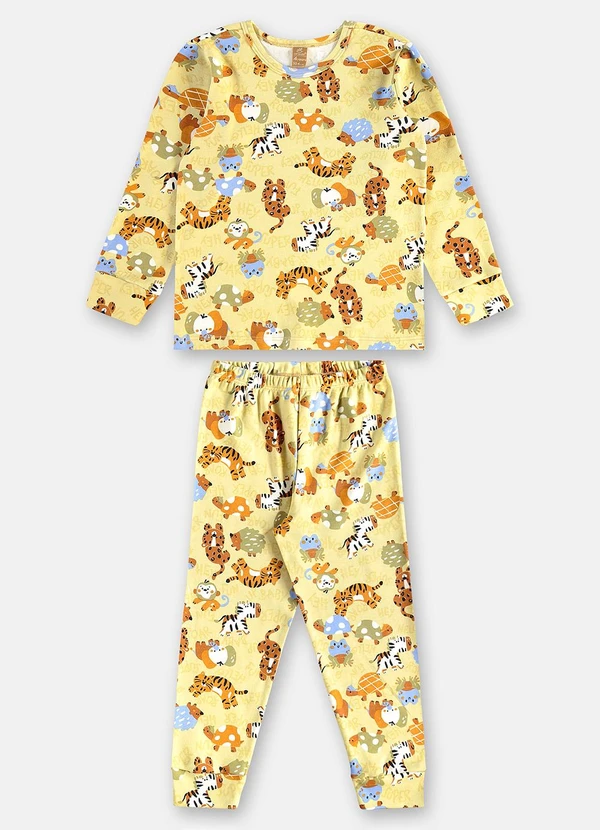 Up Baby - Pijama Infantil Unissex em Suedine Verde 2