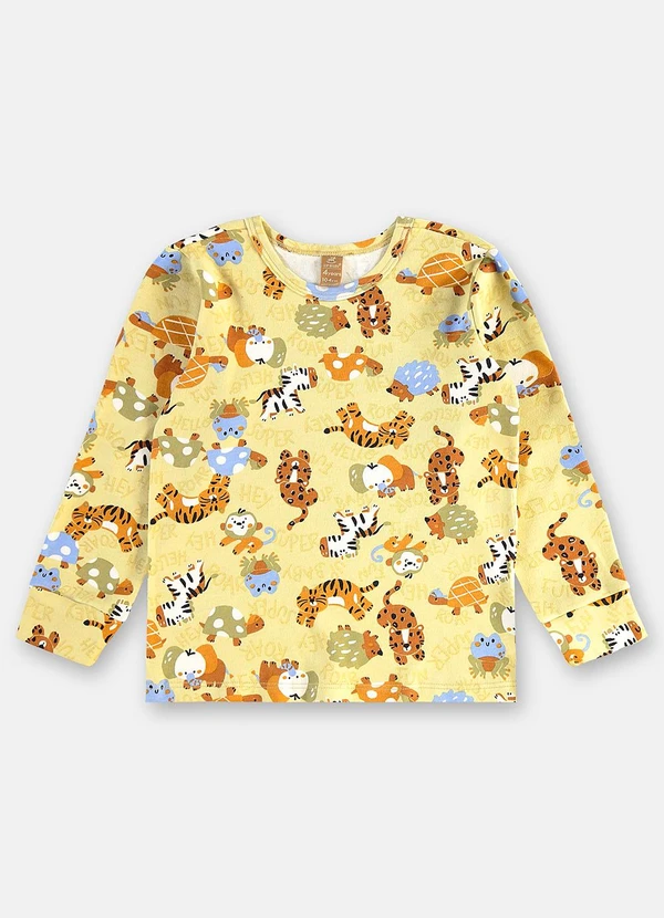 Up Baby - Pijama Infantil Unissex em Suedine Verde 3