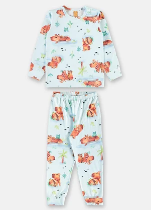 Up Baby - Pijama Infantil Unissex Térmico Azul - UP BABY