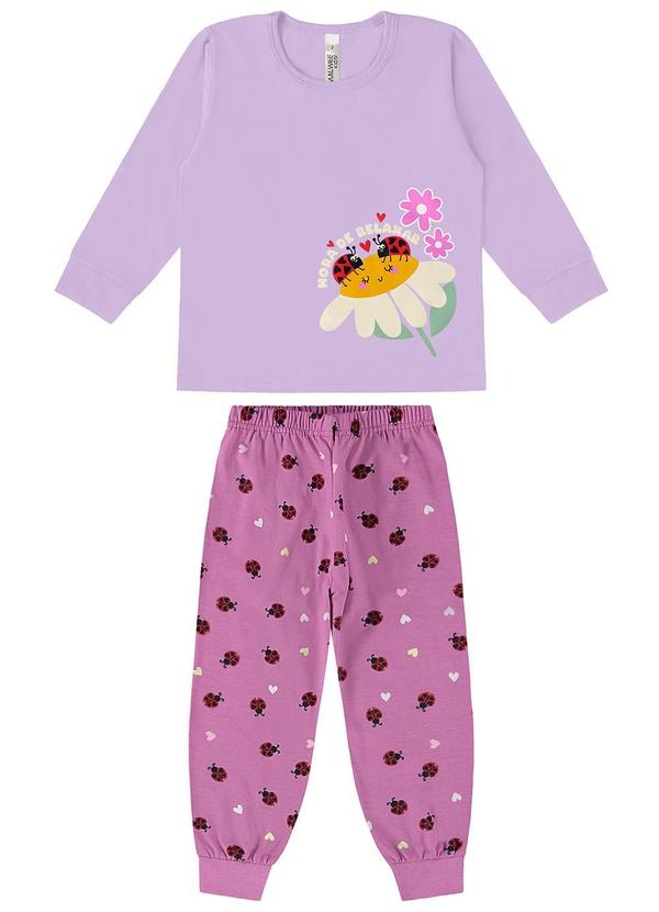 Malwee Kids - Pijama Joaninhas Menina Roxo