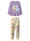 Malwee Kids - Pijama Jogger Gatinho Intergaláctico Bege - variação: Lavanda