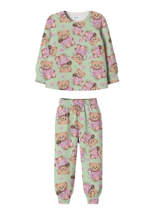 Malwee Kids - Pijama Jogger Ursinhos Verde - MALWEE KIDS