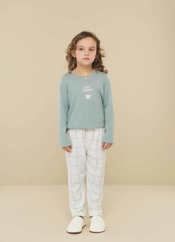 Aurora Joaquina - Pijama Longo Infantil Estampado