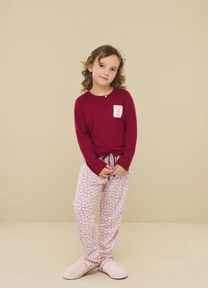 Aurora Joaquina - Pijama Longo Infantil Estampado - AURORA JOAQUINA