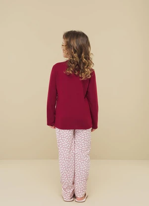 Aurora Joaquina - Pijama Longo Infantil Estampado - AURORA JOAQUINA
