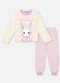 Abrange - Pijama Longo Infantil Menina Coelho Rosa - variação: Roxo