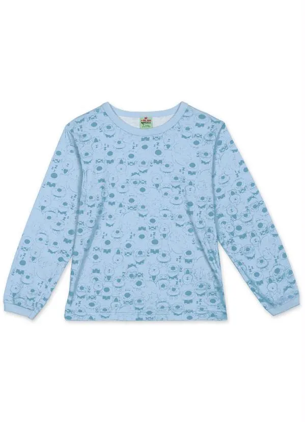 Lilica Ripilica - Pijama Longo Infantil Unissex Azul 2