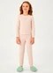 Pulla Bulla - Pijama Malha Canelada Verde - variação: Rosa