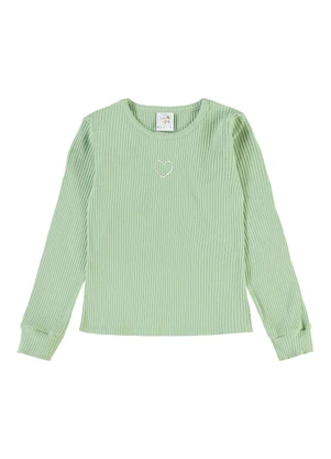 Pulla Bulla - Pijama Malha Canelada Verde - PULLA BULLA