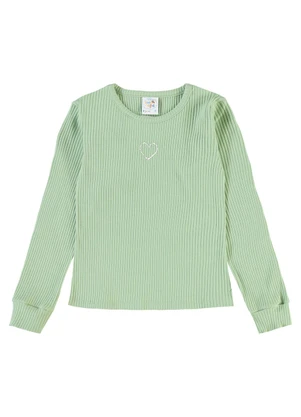 Pulla Bulla - Pijama Malha Canelada Verde - PULLA BULLA