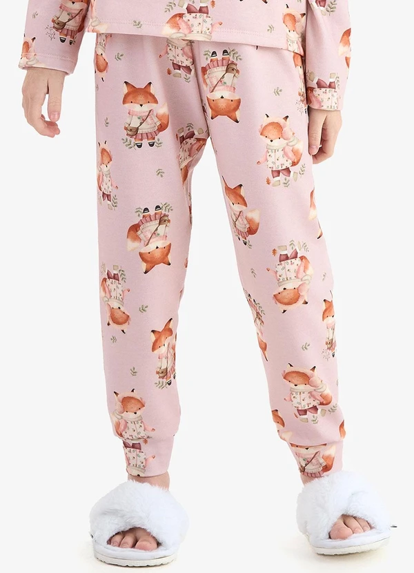 Rovi Kids - Pijama Malha Soft Touch Rosa 4
