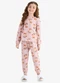Rovi Kids - Pijama Malha Soft Touch Bege - variação: Rosa