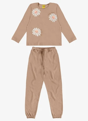 Rovi Kids - Pijama Malhão Fruit Marrom - ROVI KIDS