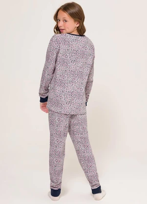 Espaço Pijama - Pijama Manga Longa Infantil Animal Print - ESPAÇO PIJAMA
