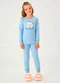 Pulla Bulla - Pijama Meia Malha Rosa - variação: Azul