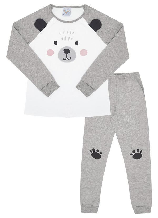 Pulla Bulla - Pijama Meia Malha Branco 2