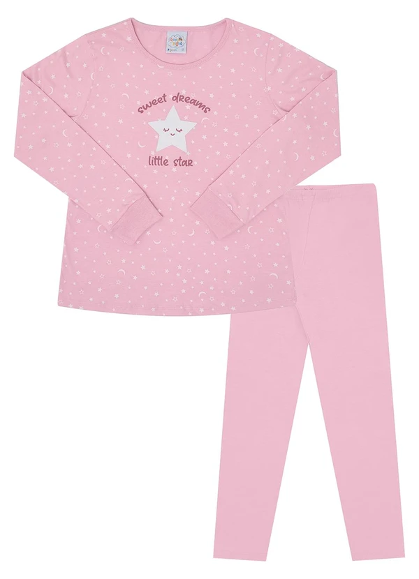 Pulla Bulla - Pijama Meia Malha e Cotton Leve Roxo