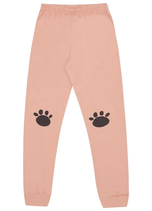 Pulla Bulla - Pijama Meia Malha  Rosa - PULLA BULLA