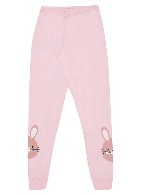 Pulla Bulla - Pijama Meia Malha  Rosa 2