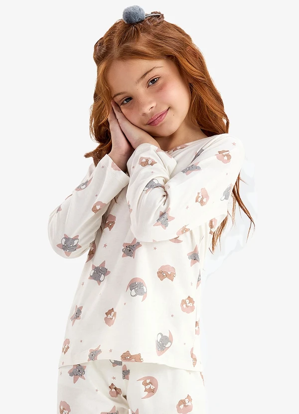 Rovi Kids - Pijama Meia Malha Rosa 3