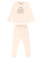 Pulla Bulla - Pijama Meia Malha Rosa - variação: Rosa