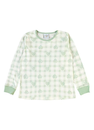 Pulla Bulla - Pijama Meia Malha Verde - PULLA BULLA