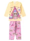Select - Pijama Menina Manga Longa Meia Malha Cinza - variação: Amarelo